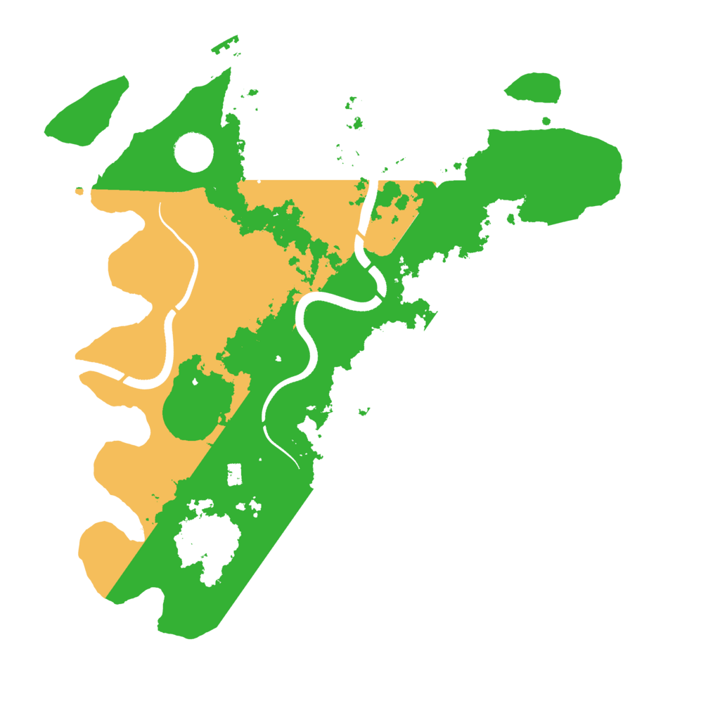 Biome Rust Map: Procedural Map, Size: 3500, Seed: 1818866788