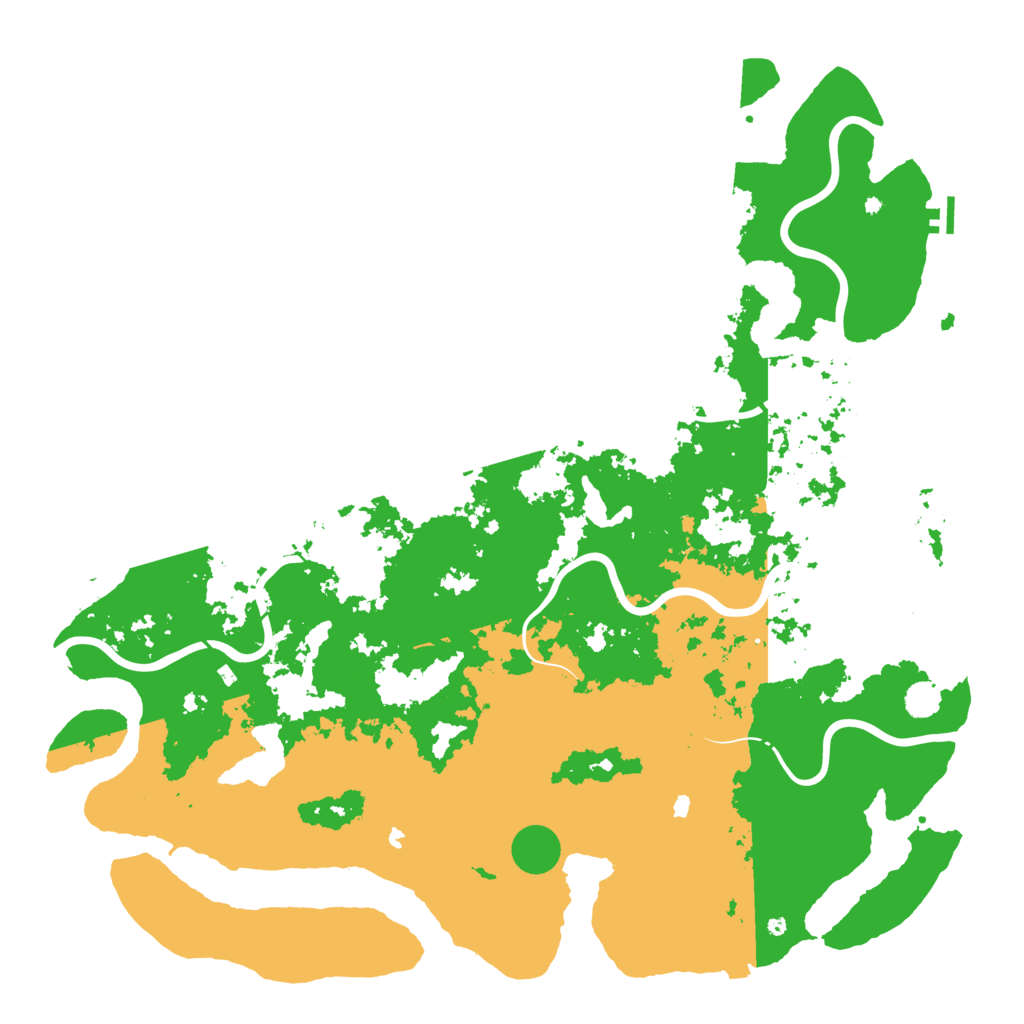 Biome Rust Map: Procedural Map, Size: 5500, Seed: 398655460