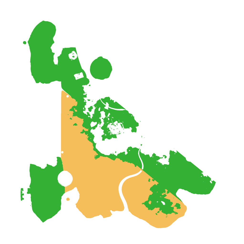 Biome Rust Map: Procedural Map, Size: 3000, Seed: 1921284517