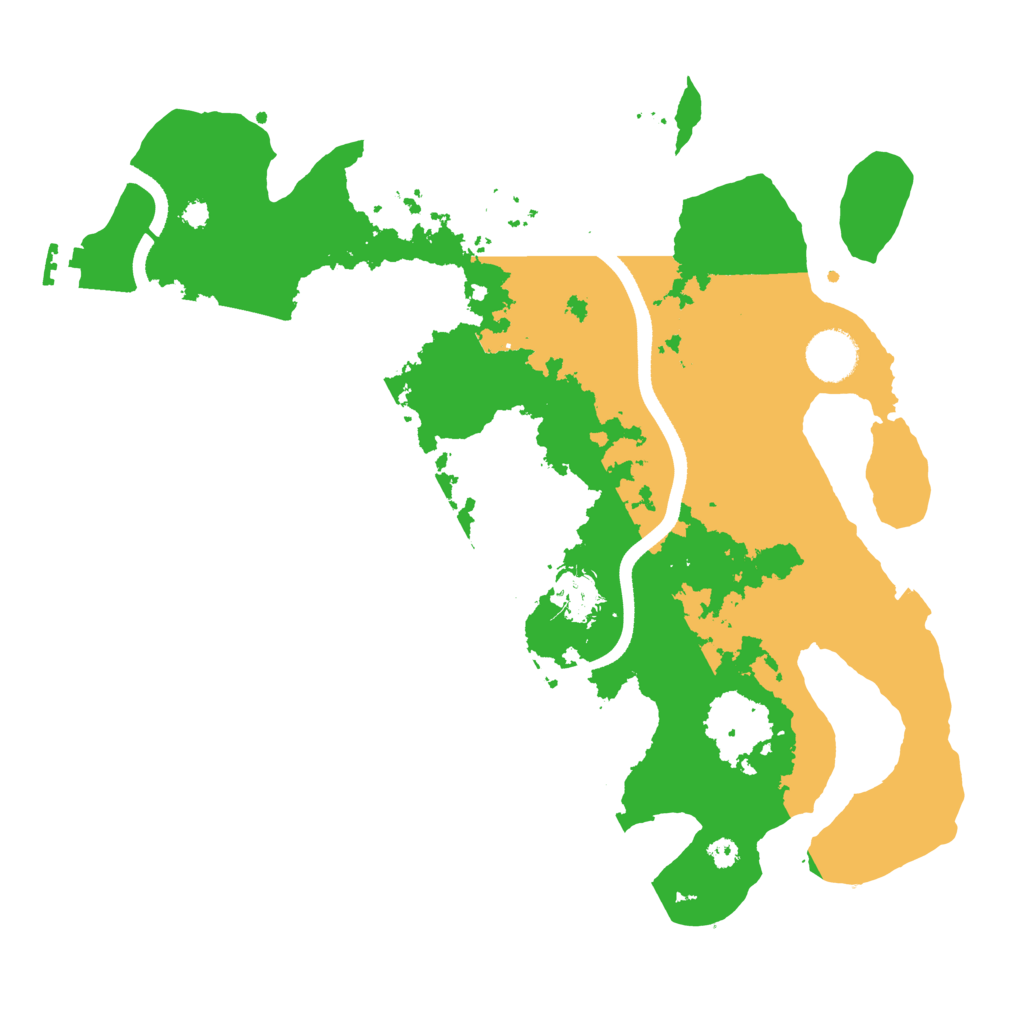 Biome Rust Map: Procedural Map, Size: 3500, Seed: 1084401359