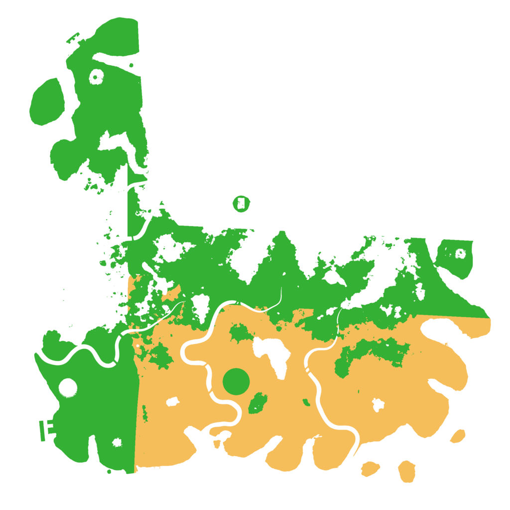 Biome Rust Map: Procedural Map, Size: 5000, Seed: 1002391481
