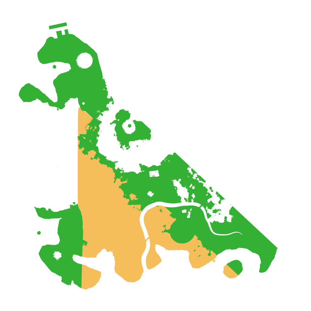 Biome Rust Map: Procedural Map, Size: 3500, Seed: 1882244033