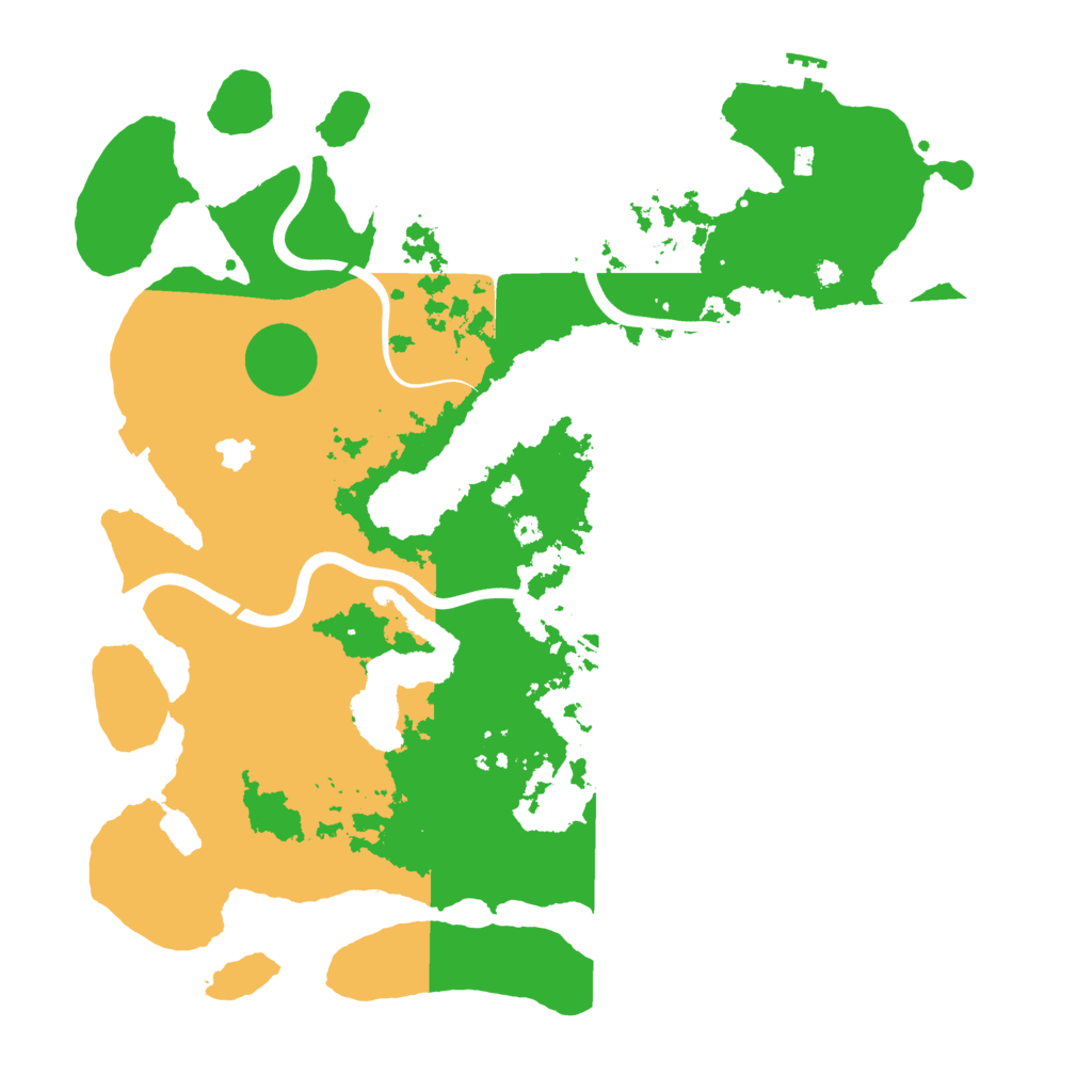 Biome Rust Map: Procedural Map, Size: 4000, Seed: 146968271