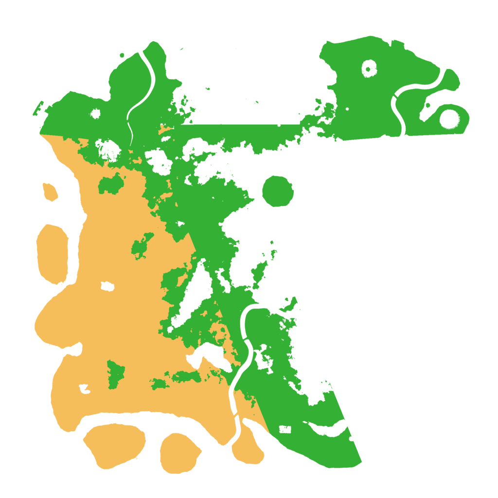 Biome Rust Map: Procedural Map, Size: 4500, Seed: 310234854