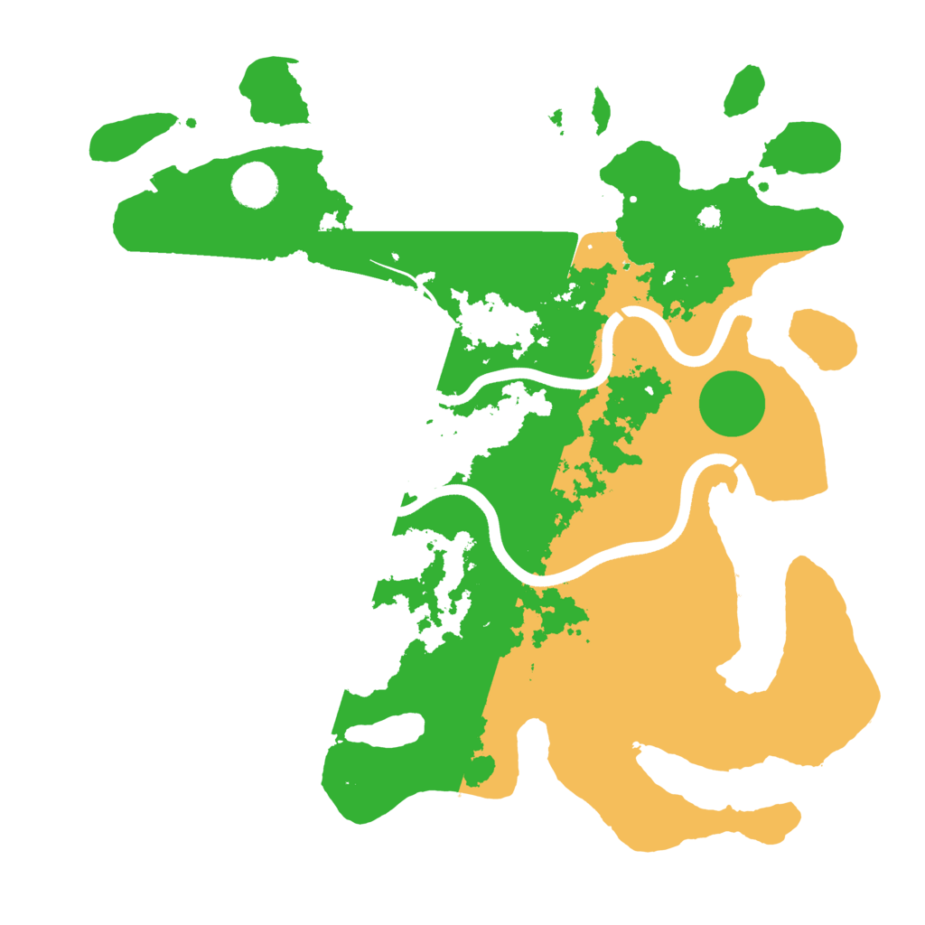 Biome Rust Map: Procedural Map, Size: 3700, Seed: 1165948745