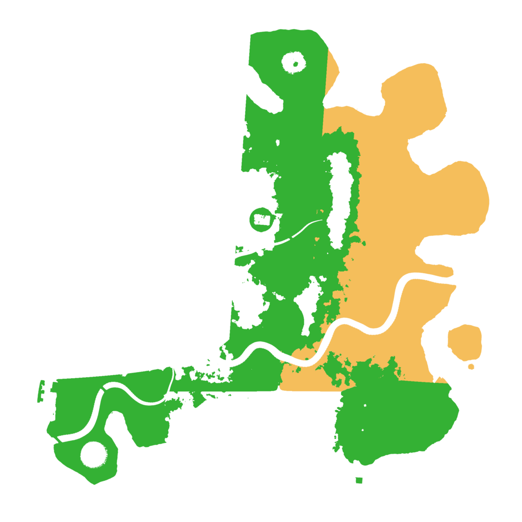 Biome Rust Map: Procedural Map, Size: 3500, Seed: 1593859895
