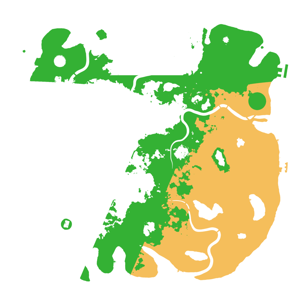 Biome Rust Map: Procedural Map, Size: 4500, Seed: 1534728293
