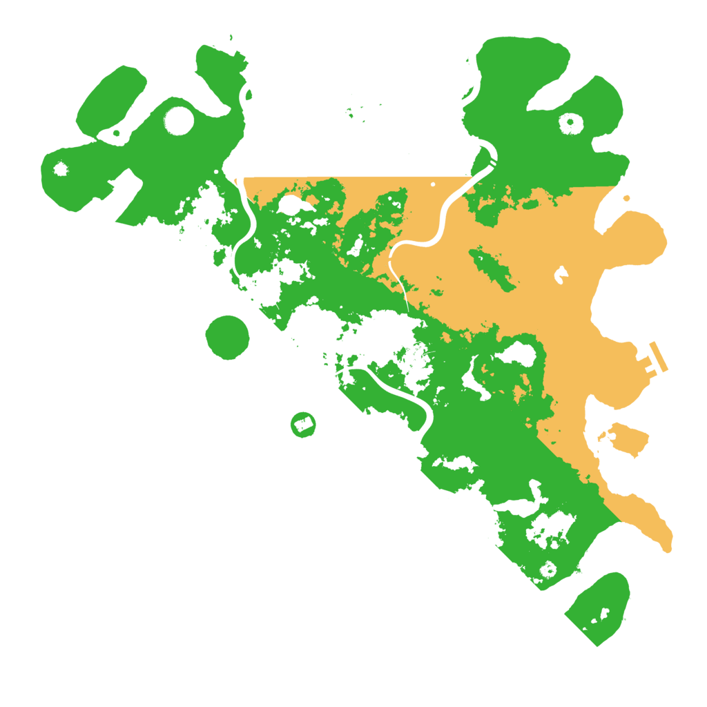 Biome Rust Map: Procedural Map, Size: 4500, Seed: 882111152