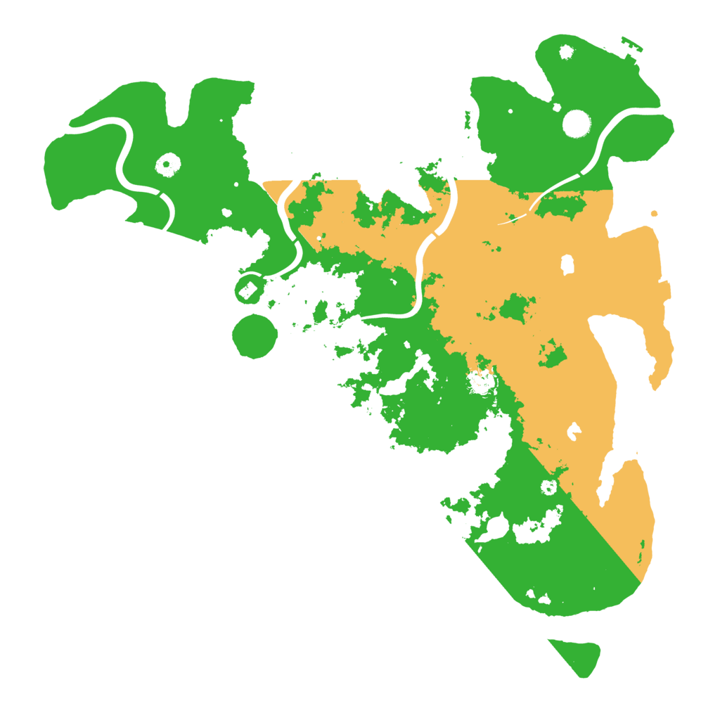 Biome Rust Map: Procedural Map, Size: 4500, Seed: 1010316631