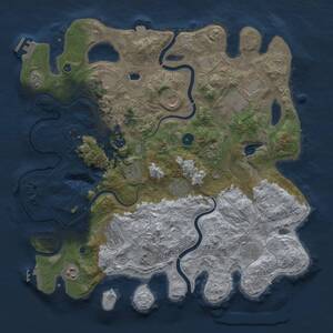 Thumbnail Rust Map: Procedural Map, Size: 4250, Seed: 269172825, 17 Monuments