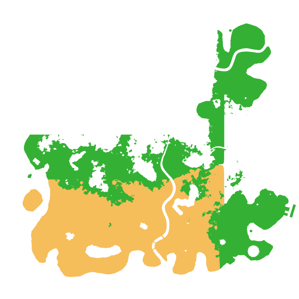 Biome Rust Map: Procedural Map, Size: 4600, Seed: 883916458