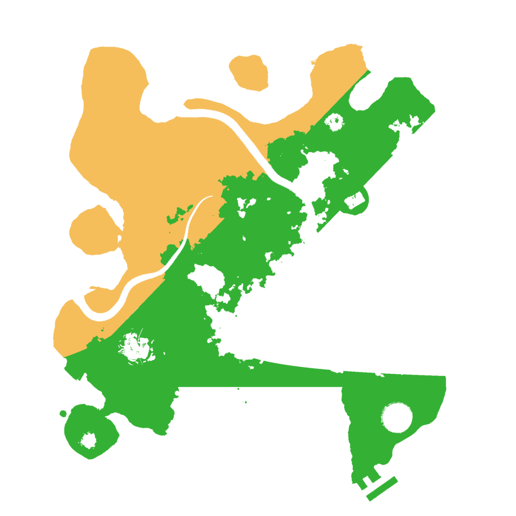 Biome Rust Map: Procedural Map, Size: 3000, Seed: 639795058