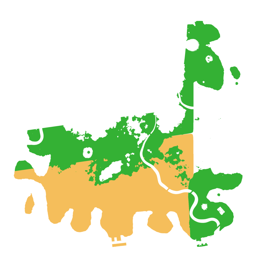 Biome Rust Map: Procedural Map, Size: 3700, Seed: 333304438
