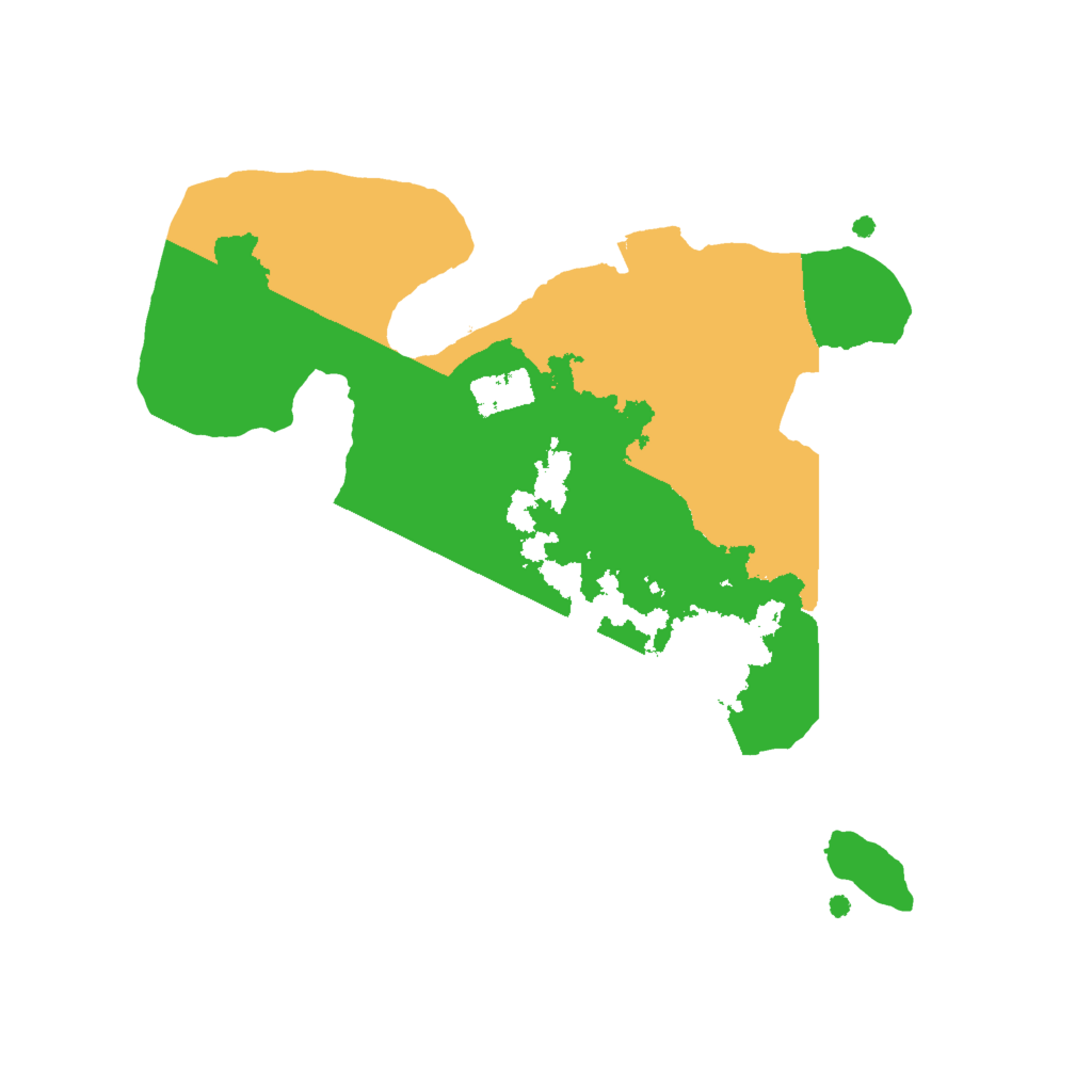 Biome Rust Map: Procedural Map, Size: 2000, Seed: 54412313