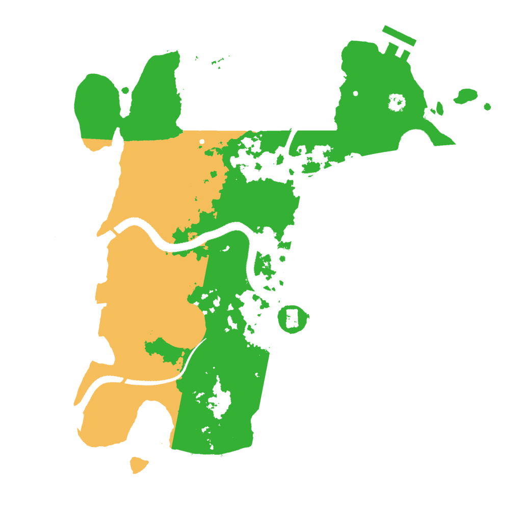 Biome Rust Map: Procedural Map, Size: 3000, Seed: 409538783