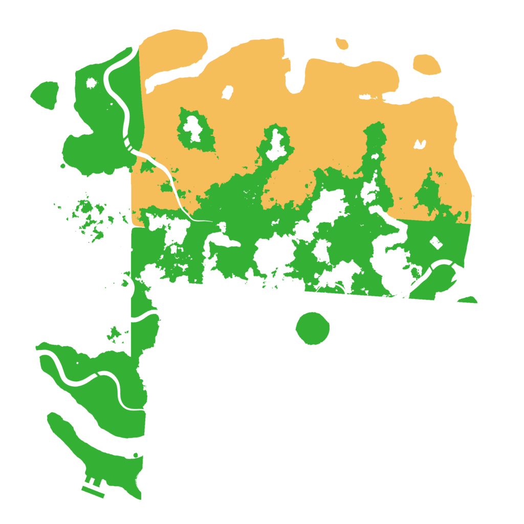 Biome Rust Map: Procedural Map, Size: 4500, Seed: 1681369337
