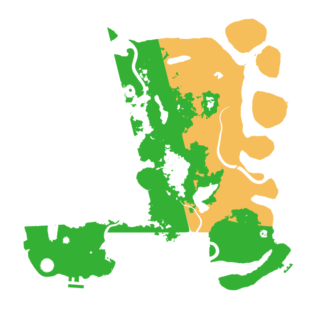 Biome Rust Map: Procedural Map, Size: 4000, Seed: 529602239