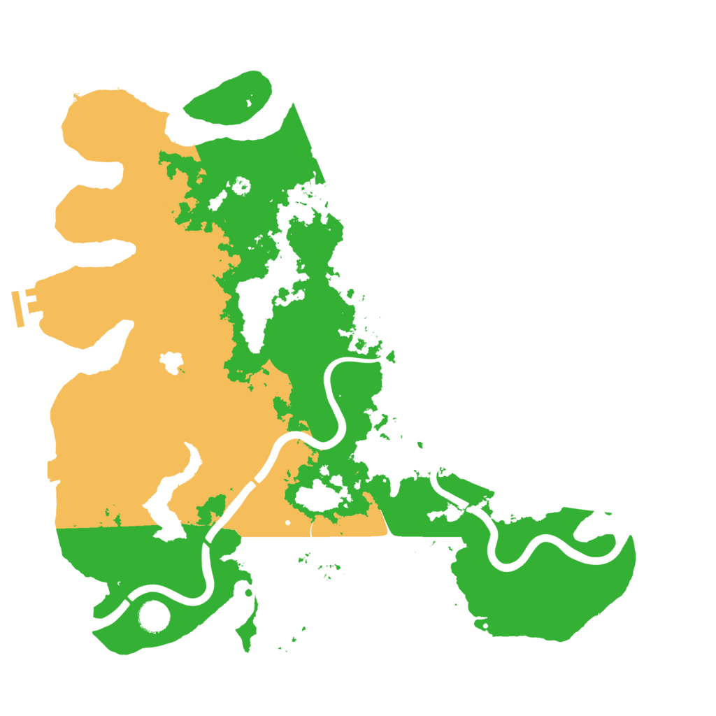 Biome Rust Map: Procedural Map, Size: 4000, Seed: 118653317