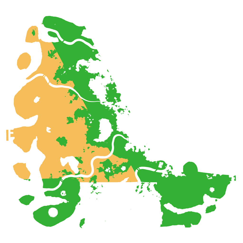Biome Rust Map: Procedural Map, Size: 4500, Seed: 882866123