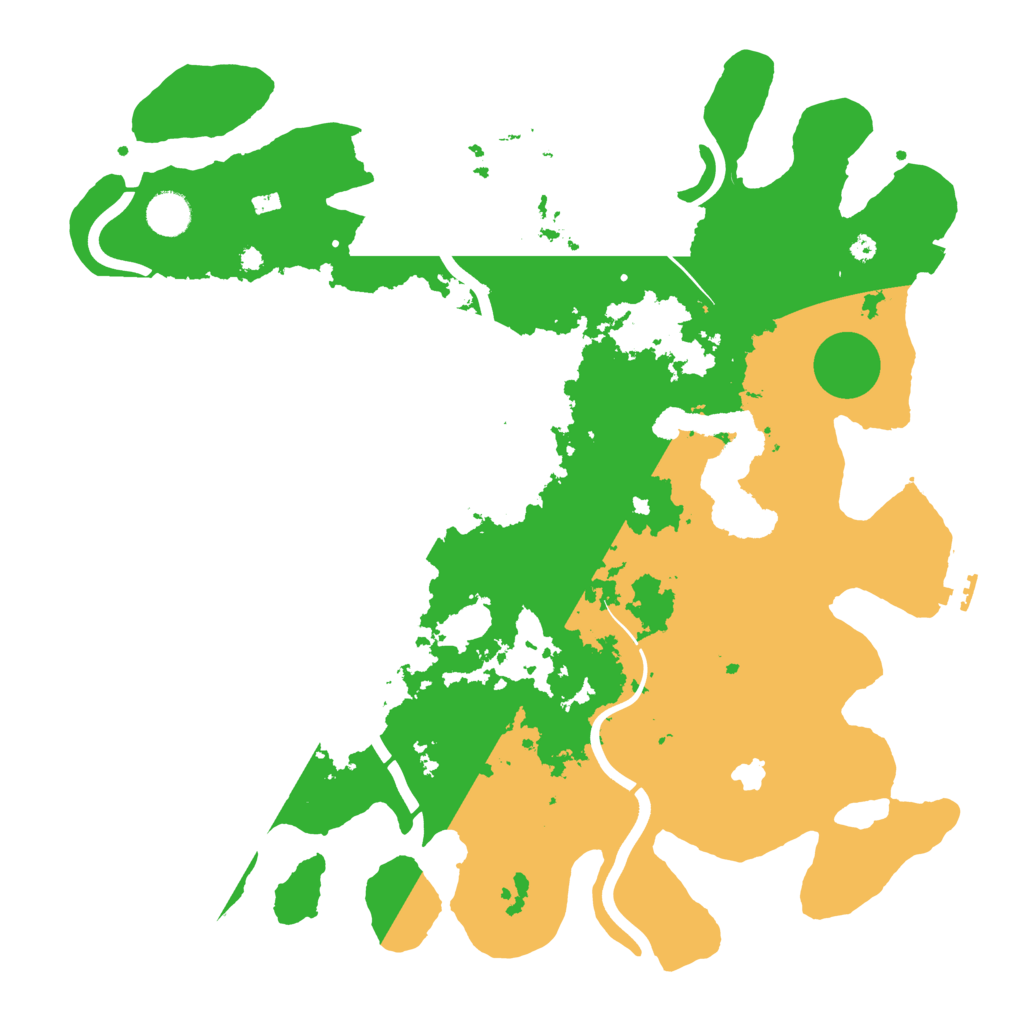 Biome Rust Map: Procedural Map, Size: 4050, Seed: 1836606308