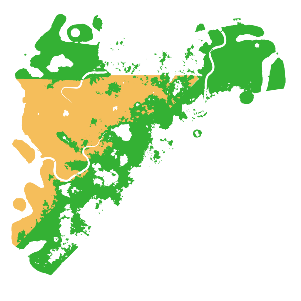 Biome Rust Map: Procedural Map, Size: 6000, Seed: 2070997932