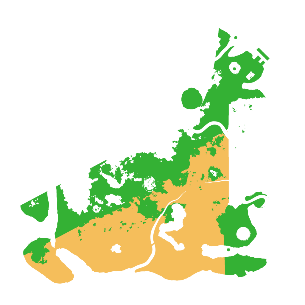 Biome Rust Map: Procedural Map, Size: 4000, Seed: 1899600673