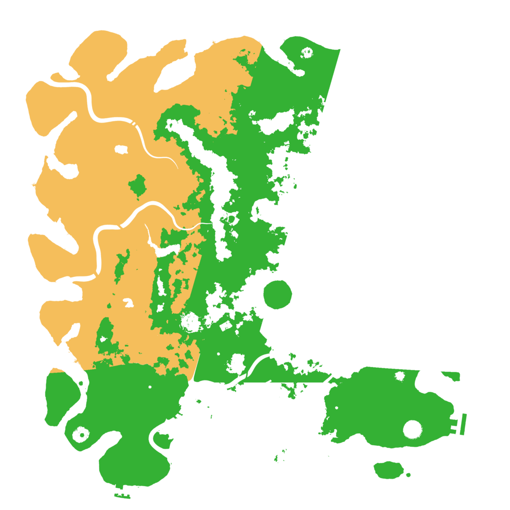 Biome Rust Map: Procedural Map, Size: 4800, Seed: 1152469