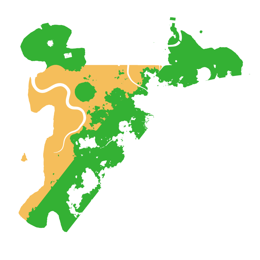 Biome Rust Map: Procedural Map, Size: 3700, Seed: 1491494469