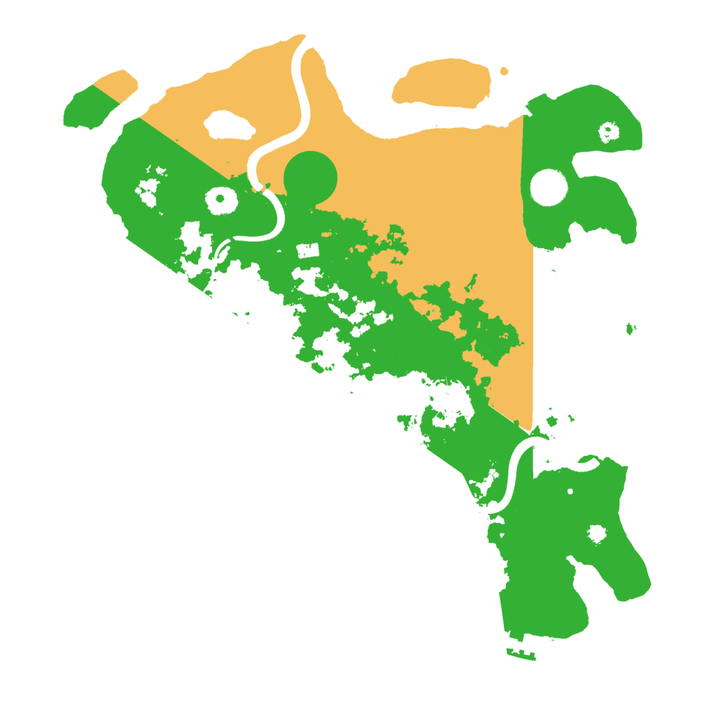 Biome Rust Map: Procedural Map, Size: 3500, Seed: 1225235140