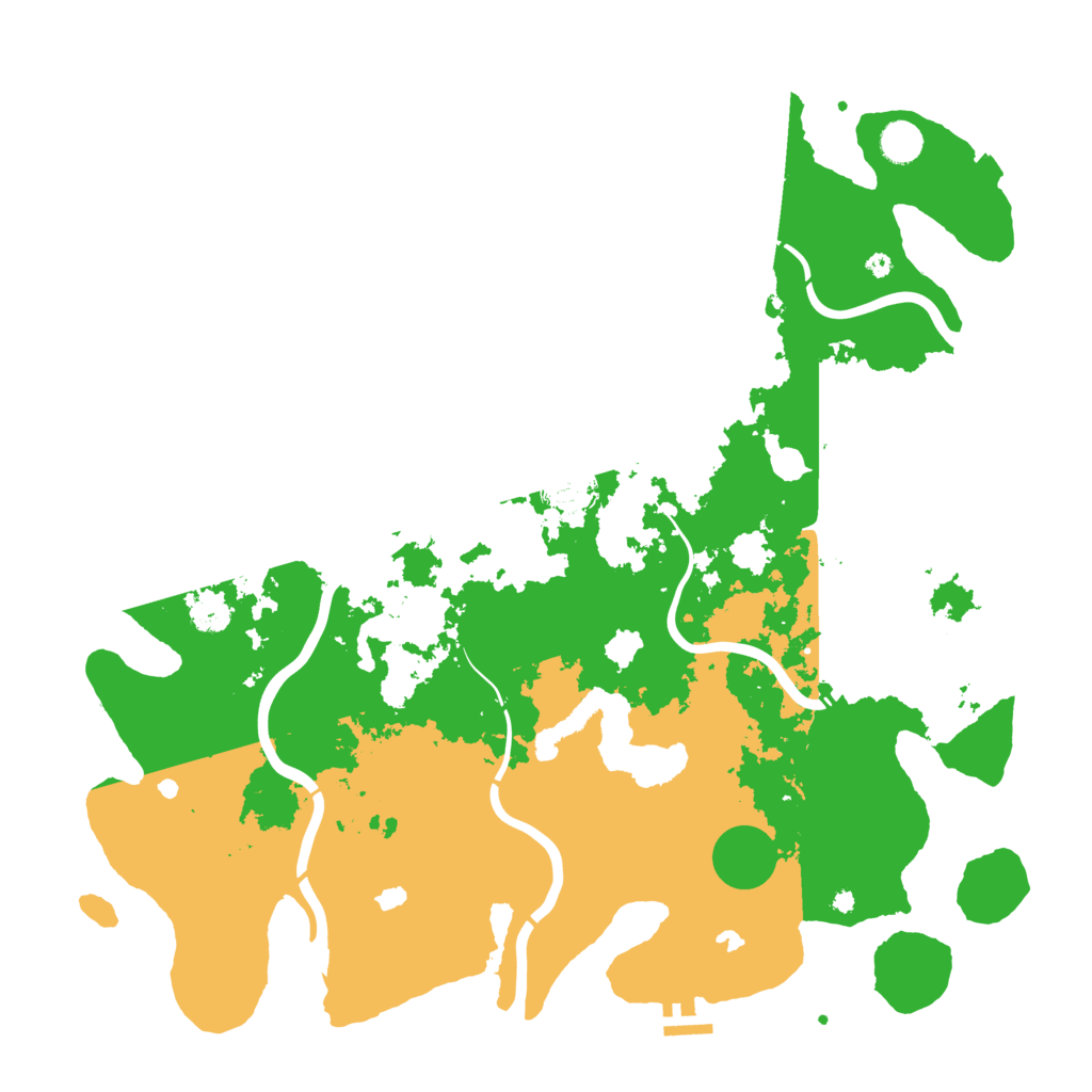 Biome Rust Map: Procedural Map, Size: 4500, Seed: 1655709281