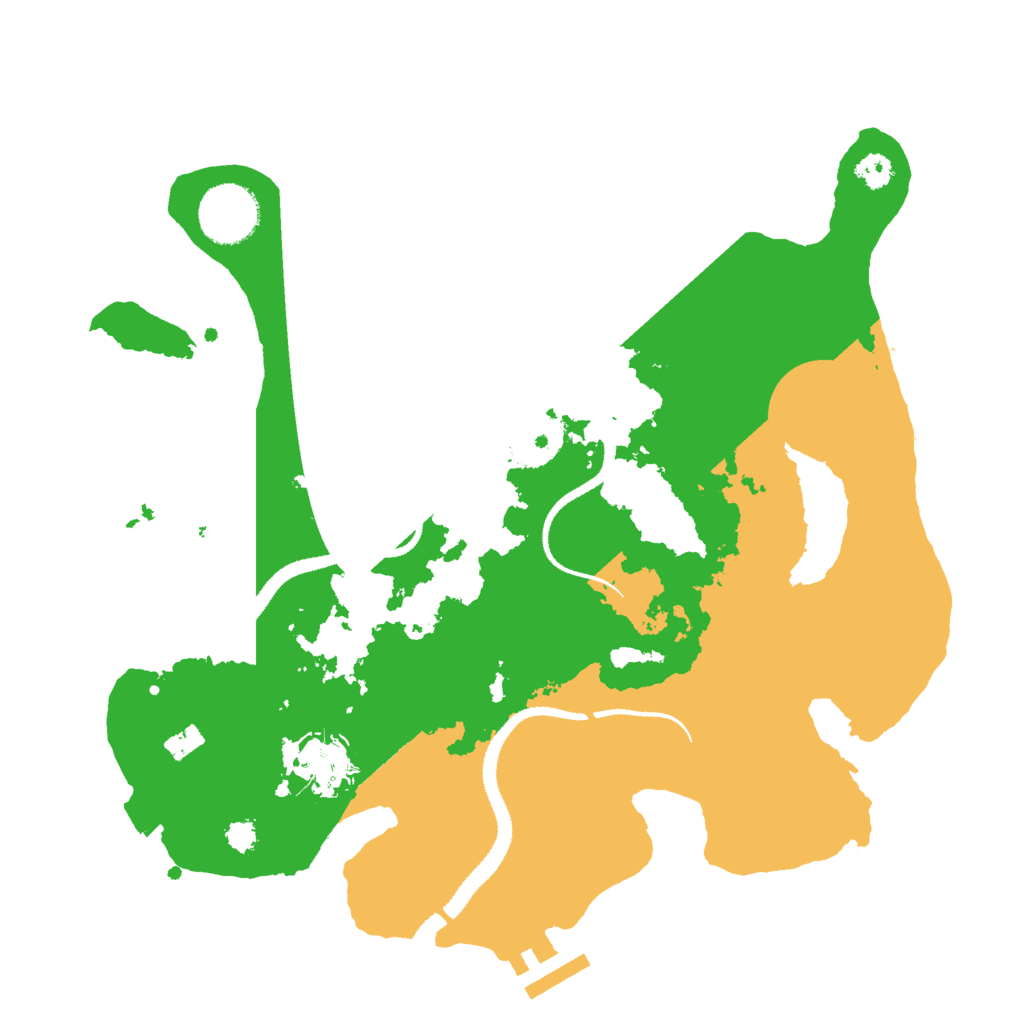 Biome Rust Map: Procedural Map, Size: 3000, Seed: 1863867386