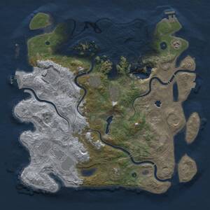 Thumbnail Rust Map: Procedural Map, Size: 4250, Seed: 1866478850, 15 Monuments