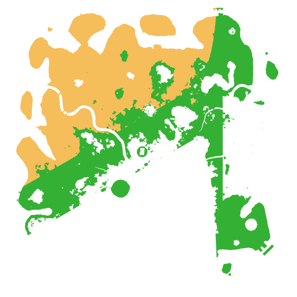 Biome Rust Map: Procedural Map, Size: 4500, Seed: 210987074