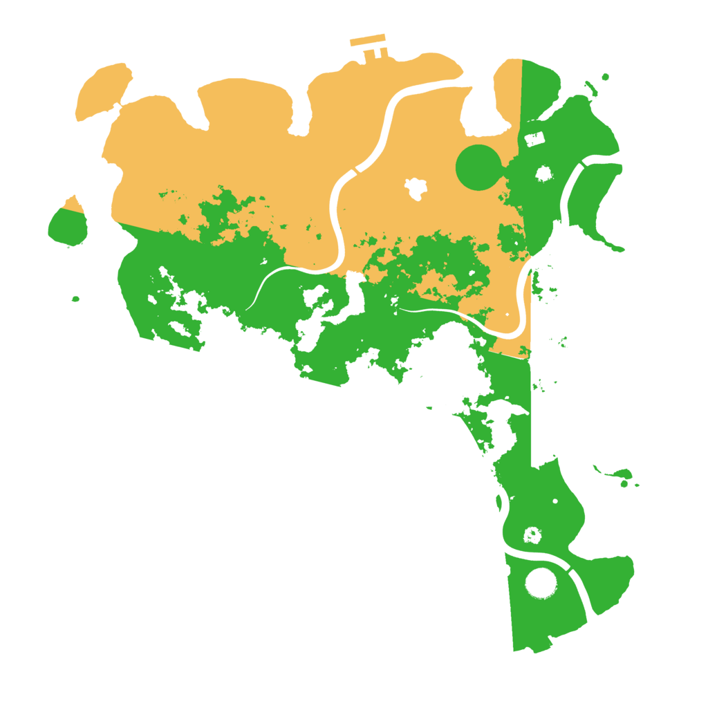 Biome Rust Map: Procedural Map, Size: 4050, Seed: 1218485010