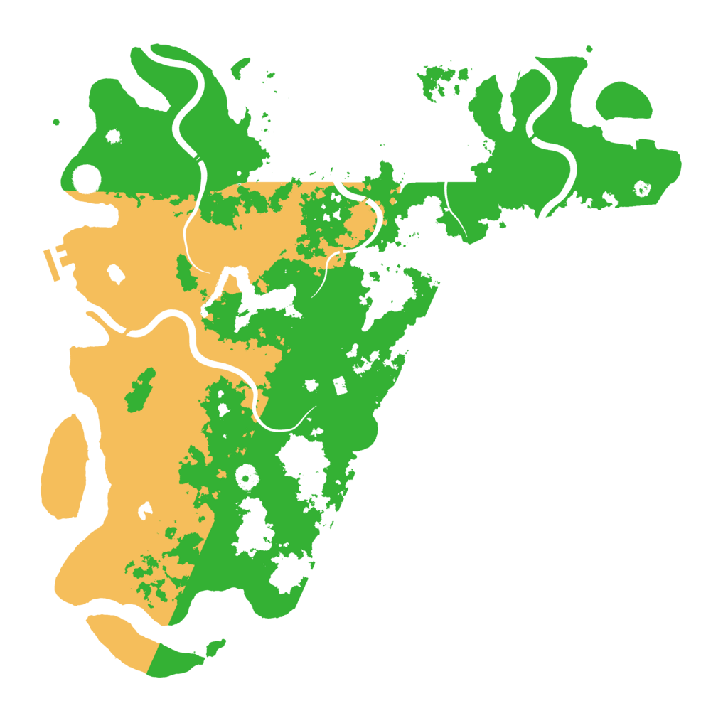 Biome Rust Map: Procedural Map, Size: 4500, Seed: 837252