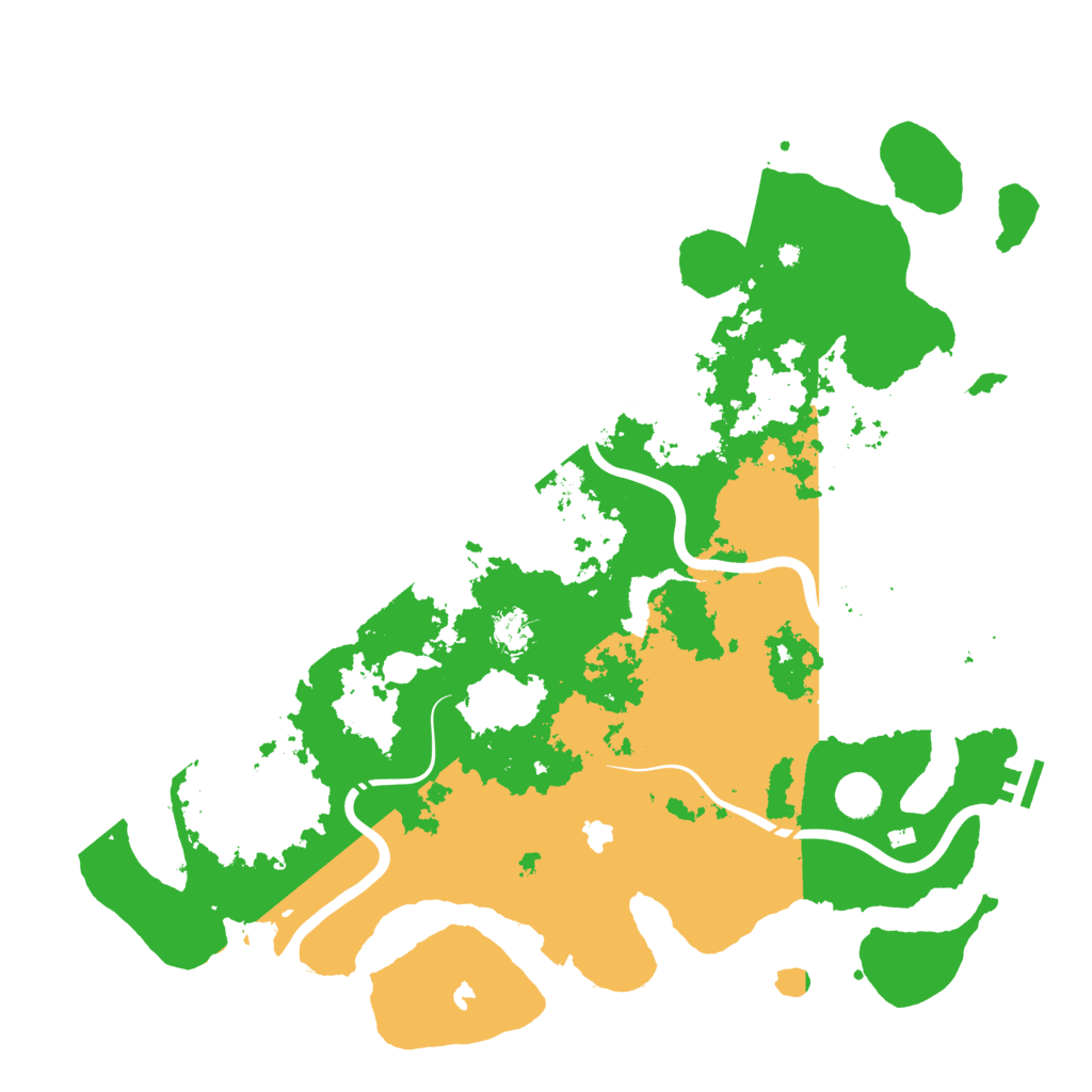 Biome Rust Map: Procedural Map, Size: 4500, Seed: 2121757644