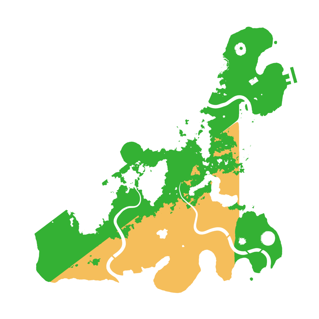 Biome Rust Map: Procedural Map, Size: 4000, Seed: 1437695713