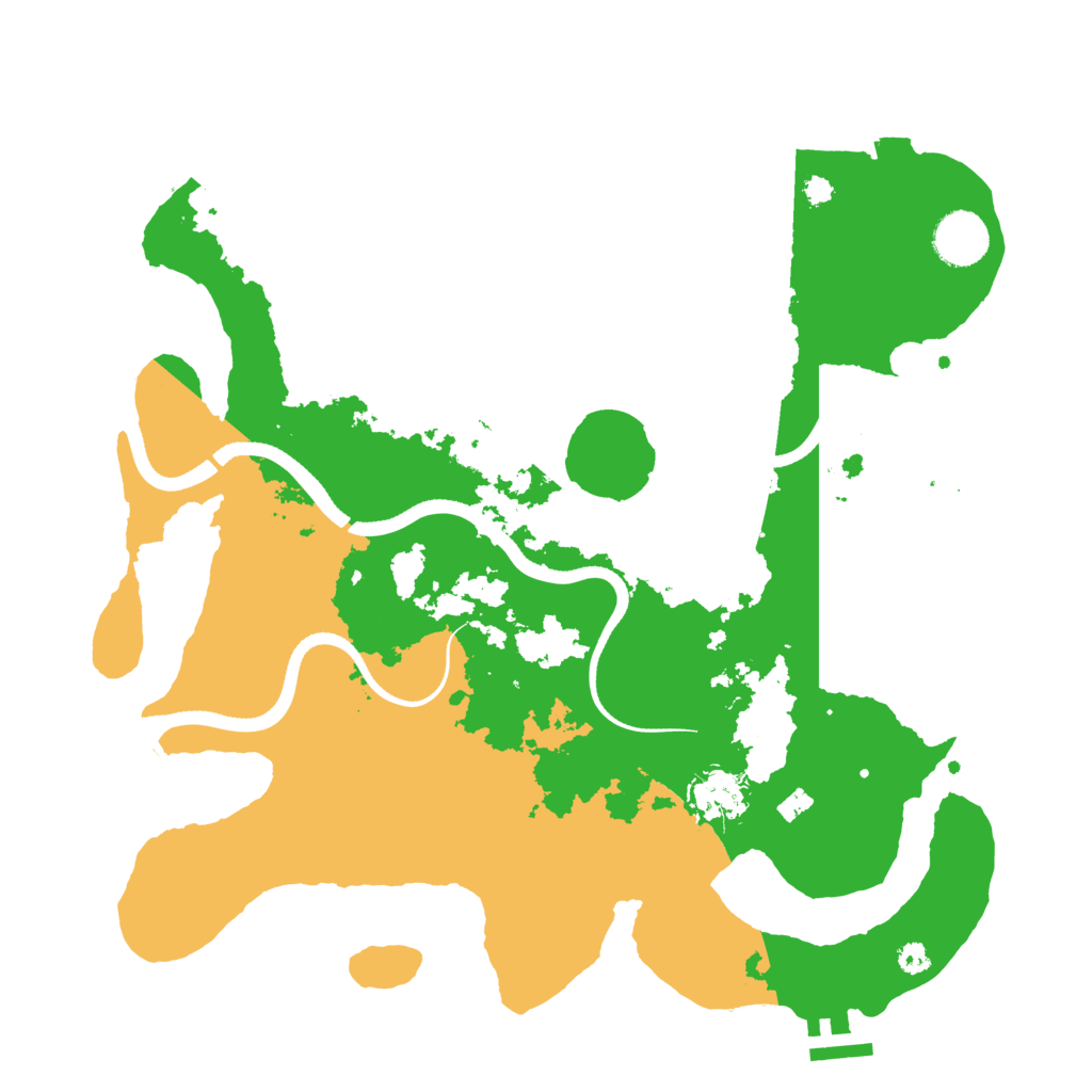 Biome Rust Map: Procedural Map, Size: 3500, Seed: 855765865