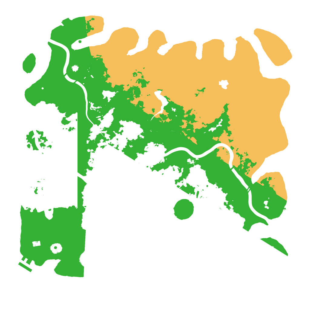 Biome Rust Map: Procedural Map, Size: 4250, Seed: 1304741436