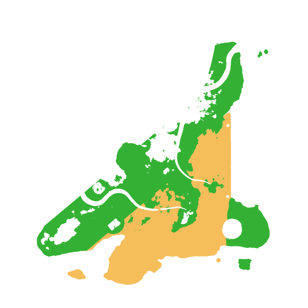 Biome Rust Map: Procedural Map, Size: 2850, Seed: 1289609805