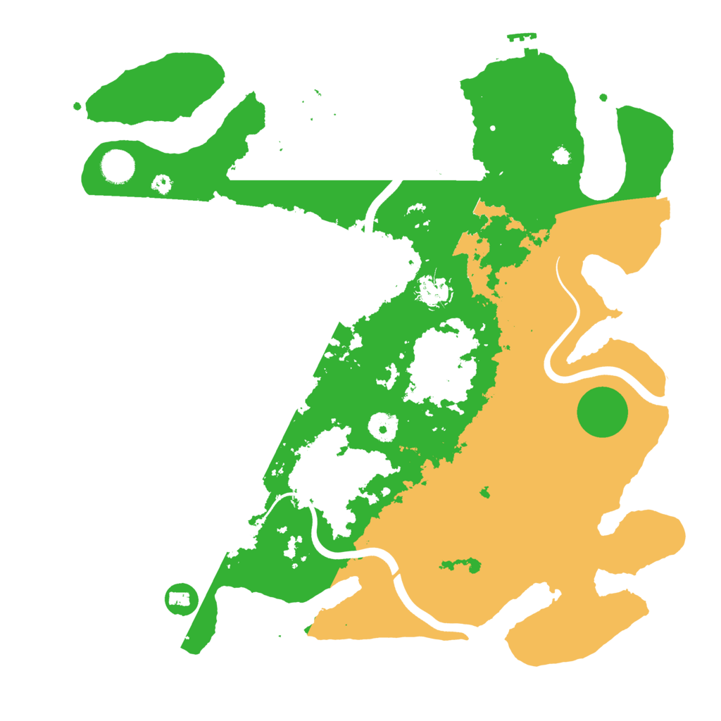 Biome Rust Map: Procedural Map, Size: 3750, Seed: 811609013