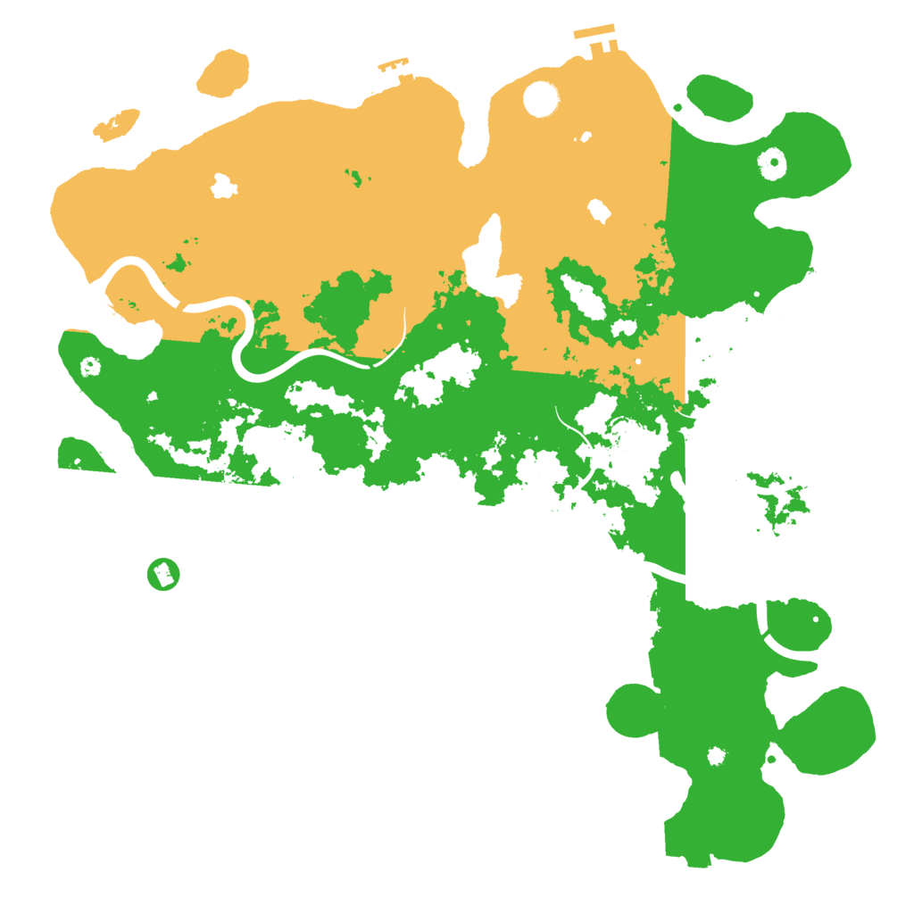 Biome Rust Map: Procedural Map, Size: 4500, Seed: 1959081707