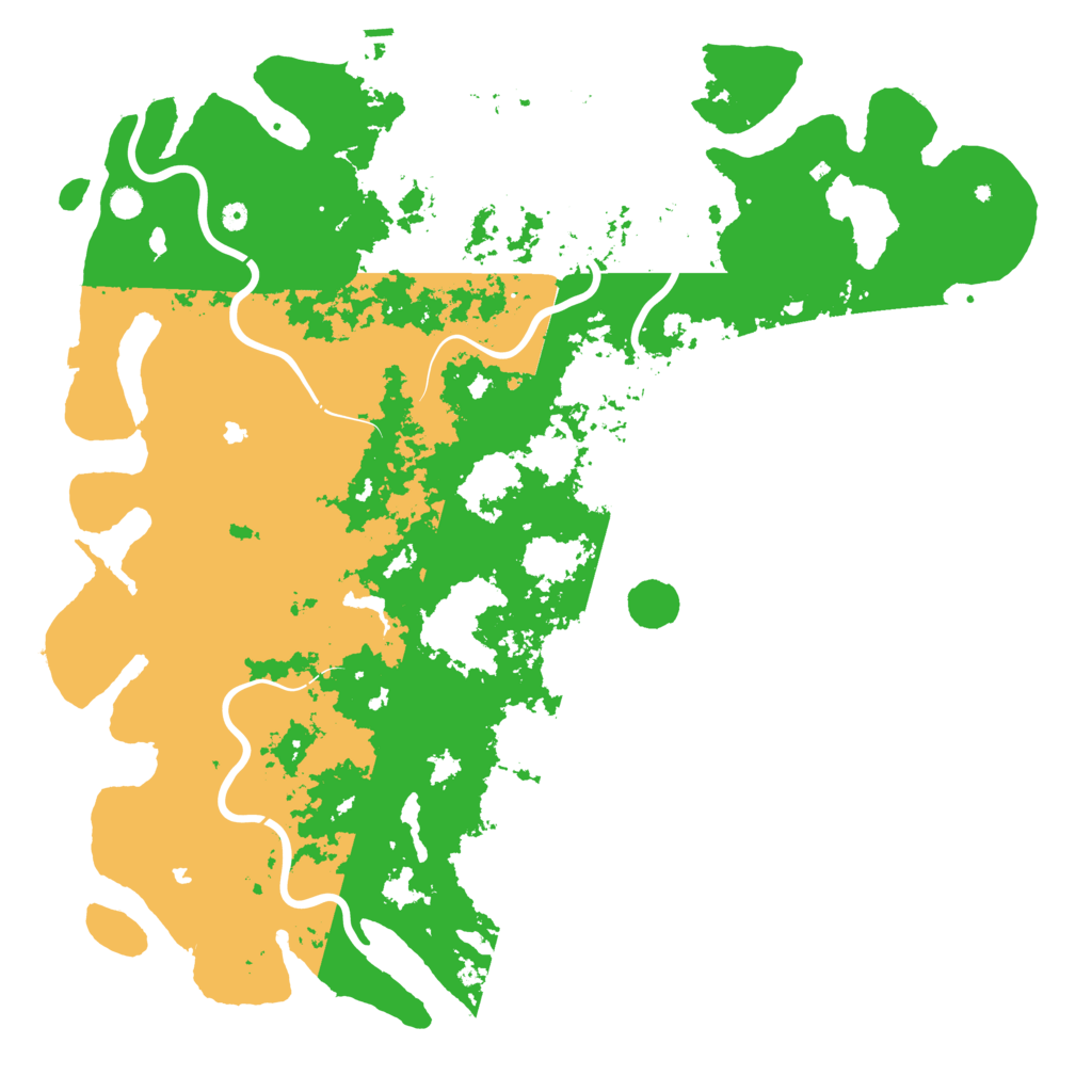 Biome Rust Map: Procedural Map, Size: 6000, Seed: 419777