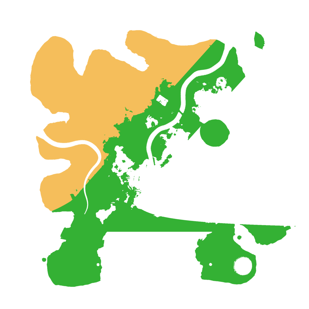 Biome Rust Map: Procedural Map, Size: 3000, Seed: 1012948360
