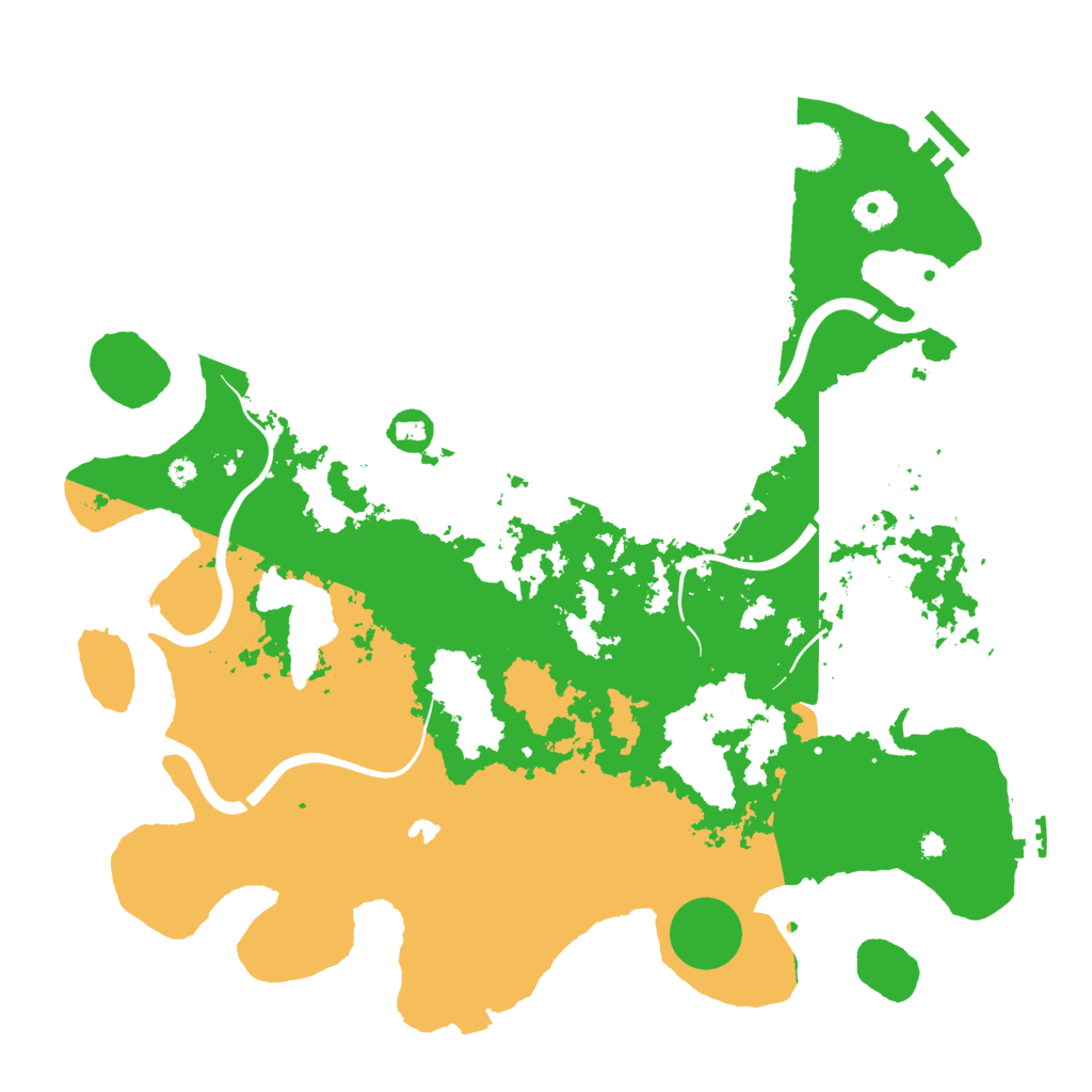 Biome Rust Map: Procedural Map, Size: 4000, Seed: 11026