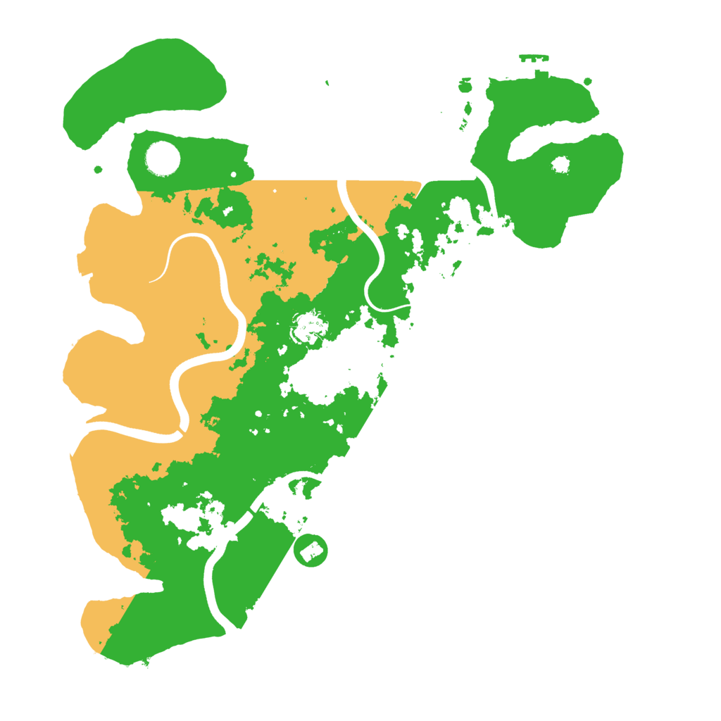 Biome Rust Map: Procedural Map, Size: 3700, Seed: 2131449148