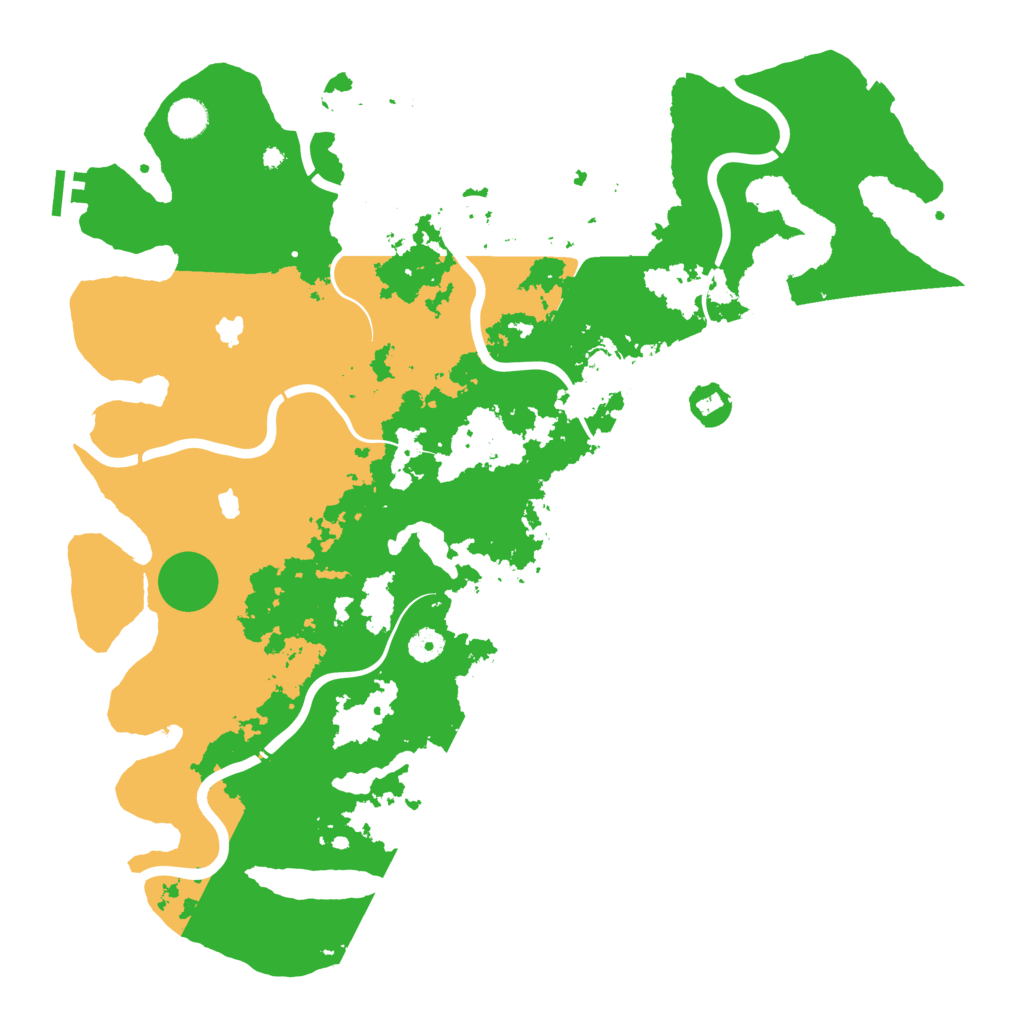 Biome Rust Map: Procedural Map, Size: 4500, Seed: 1019275735