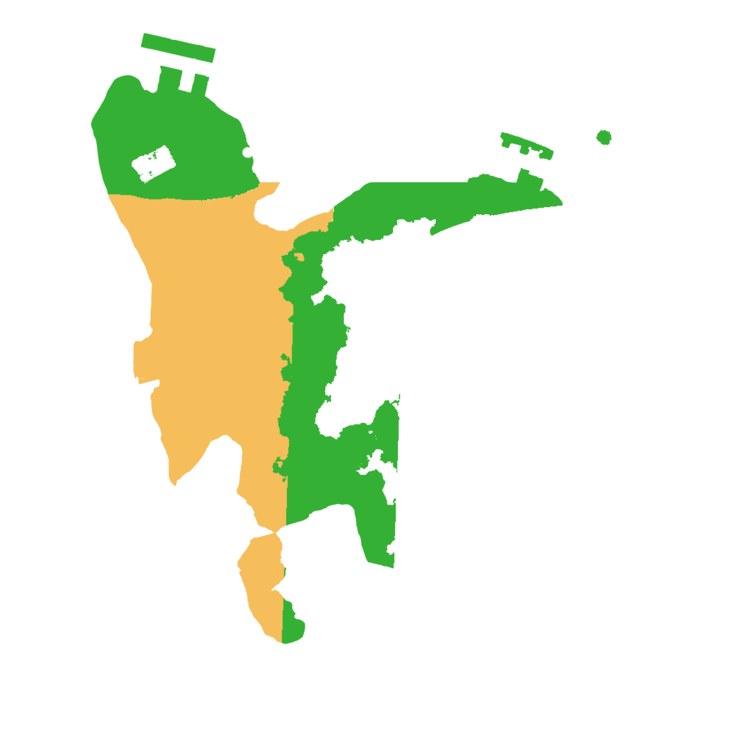 Biome Rust Map: Procedural Map, Size: 2000, Seed: 1390682594