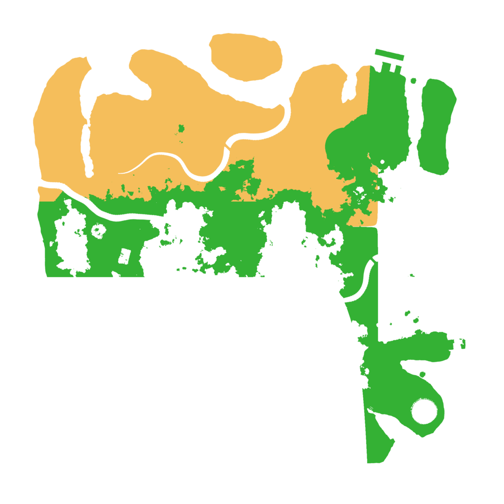 Biome Rust Map: Procedural Map, Size: 3500, Seed: 1319809602