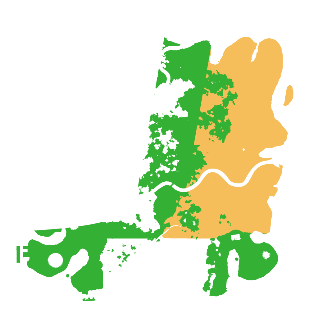 Biome Rust Map: Procedural Map, Size: 3800, Seed: 9376459